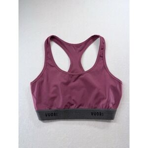 Women's Vuori Pro Fierce High Support Sports Bra  Burgundy  Size Small